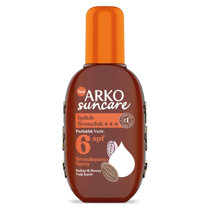 Arko Sun Care Spf 6 bronzing Spray 220 ml