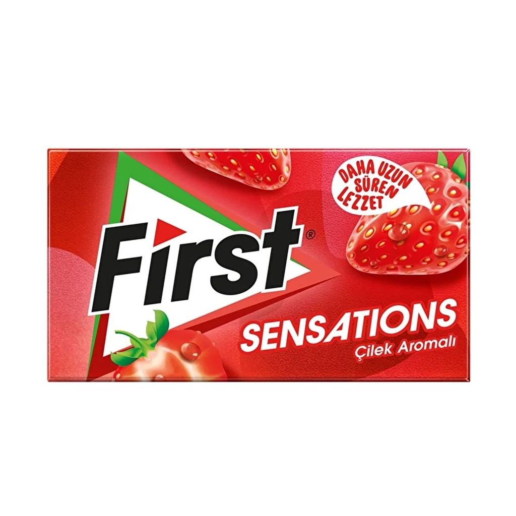 First Sensations Strawberry Flavored Gum 27 gr
