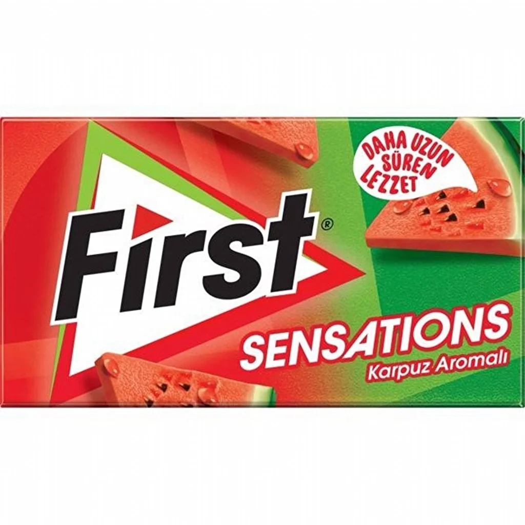 First Sensations Watermelon Flavored Gum 27 gr
