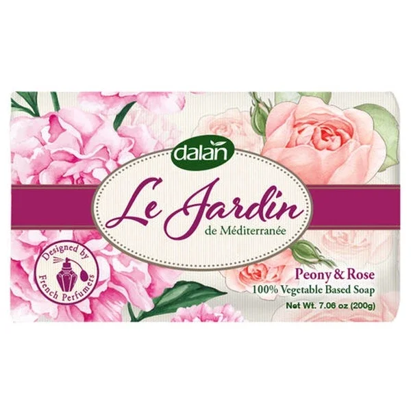 Dalan Pfingstrose & Rose Kräuterseife 200g