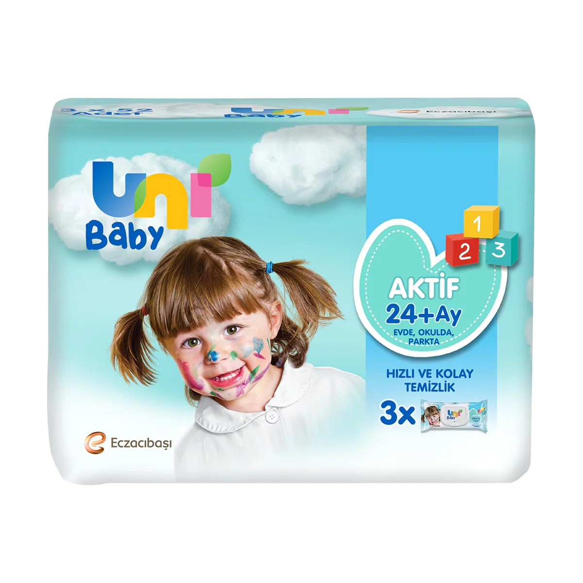 Uni Baby Active Simple Clean Feuchttücher