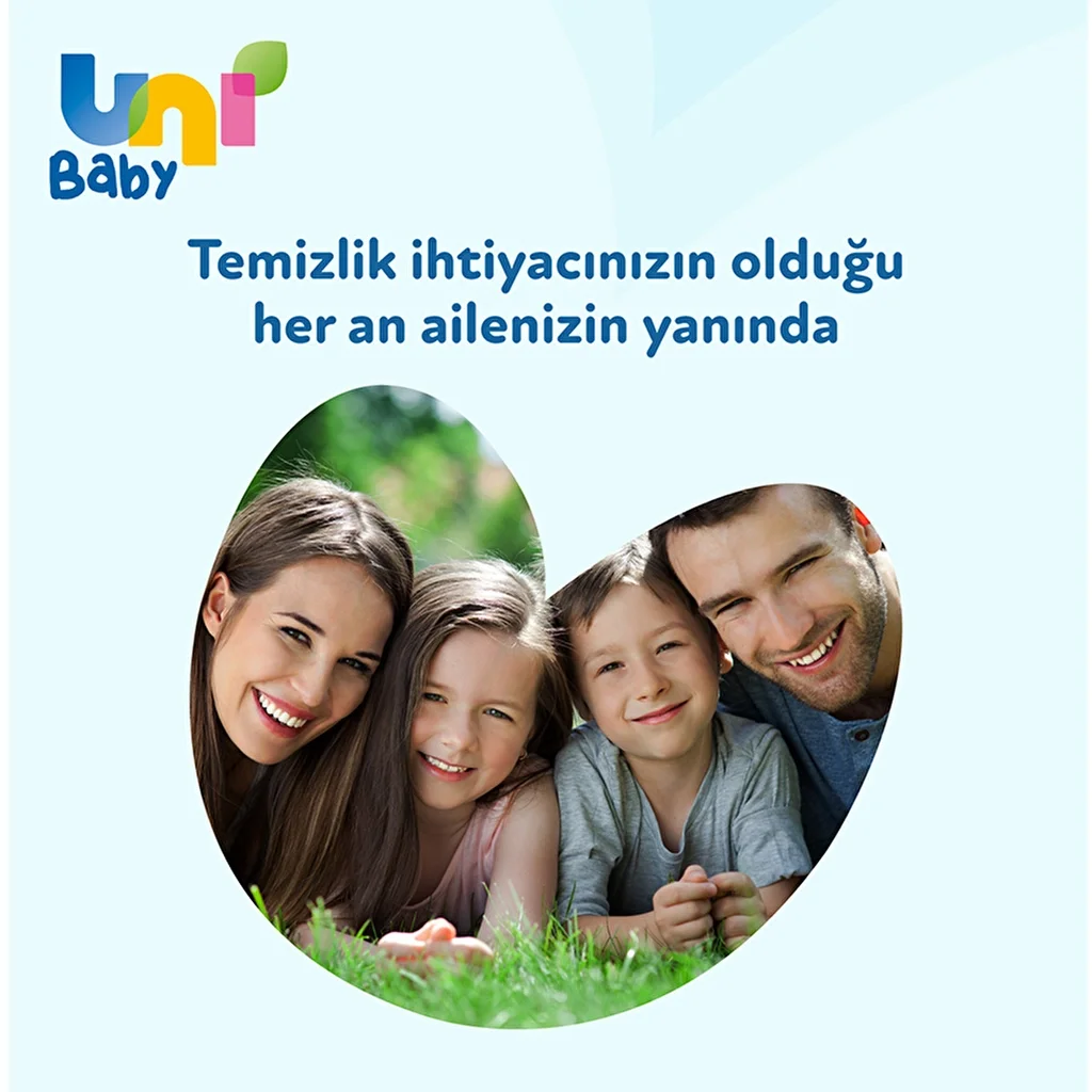 Uni Baby Family Wet Wipes 3 pack 156 sheets