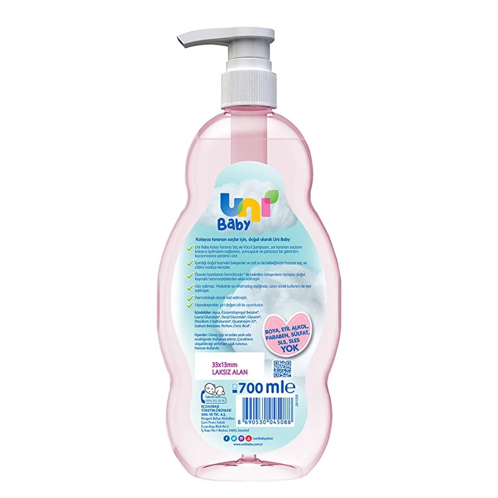 Uni Baby Easy Combing Haar- und Körpershampoo 700ml
