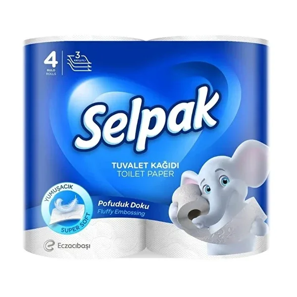 Selpak Toilet Paper 4-Pack