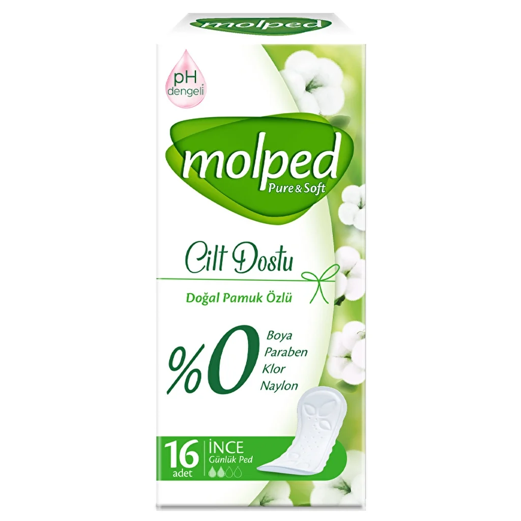 Molped Pure & Soft Thin Daily Pad 16 pcs