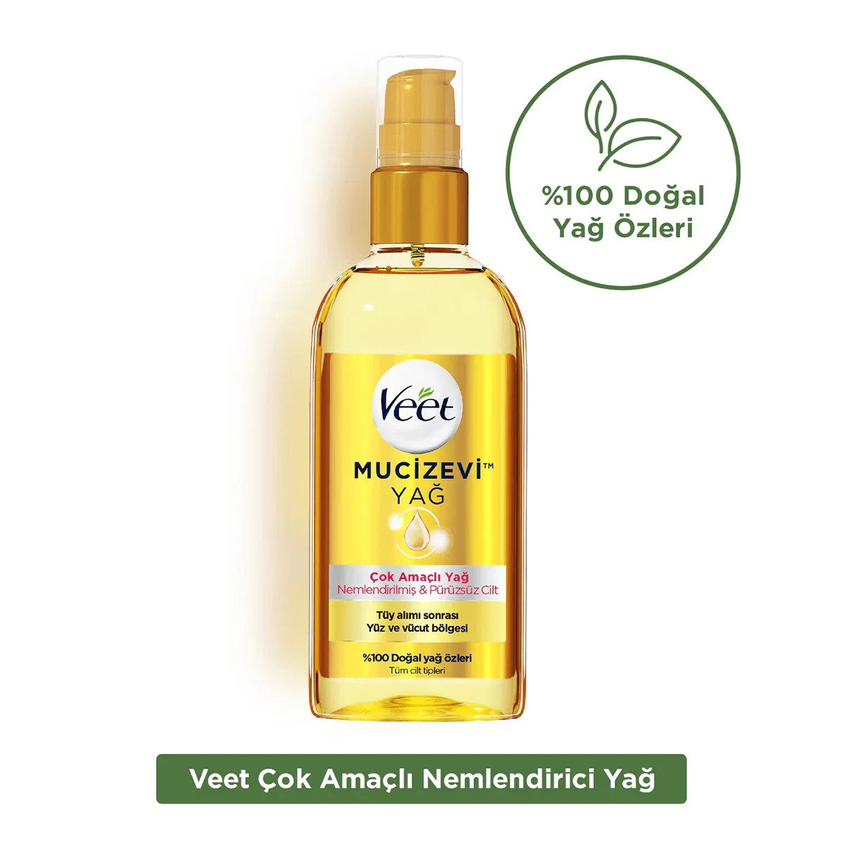 Veet Miraculous Oil Face & Body 100 ml