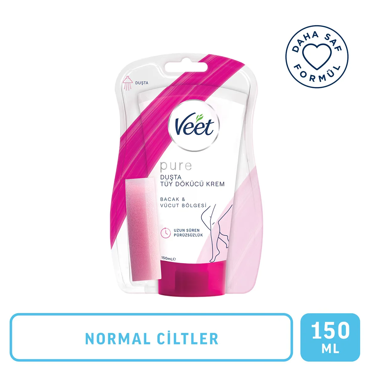 Veet Pure In-shower Hair Removal Cream Normal Skin 150 ml