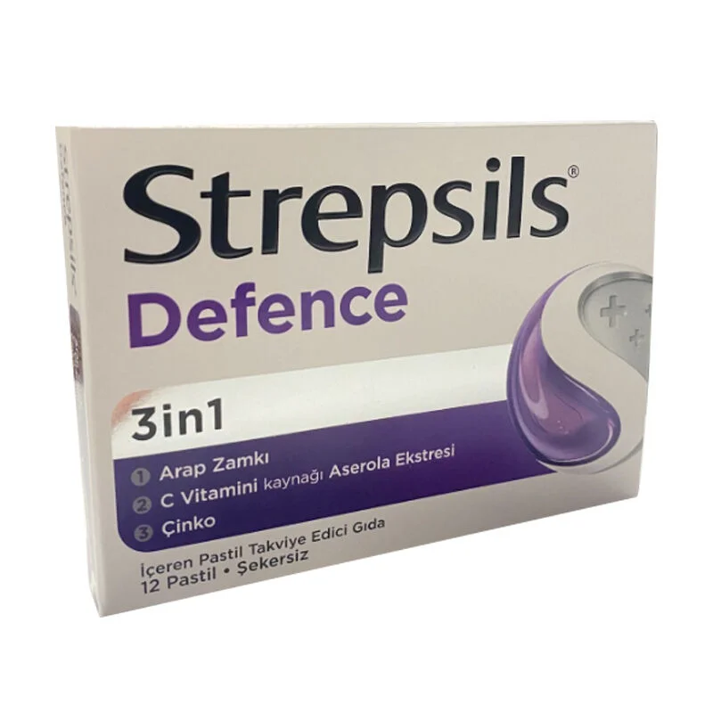Strepsils Defense Supplementary Food 12 lozenges