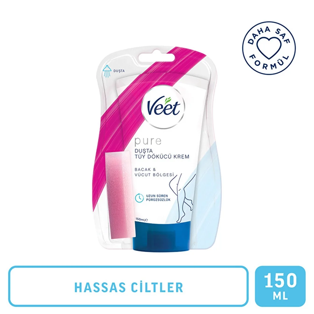 Veet Pure In-shower Hair Removal Cream Sensitive Skin 150 ml