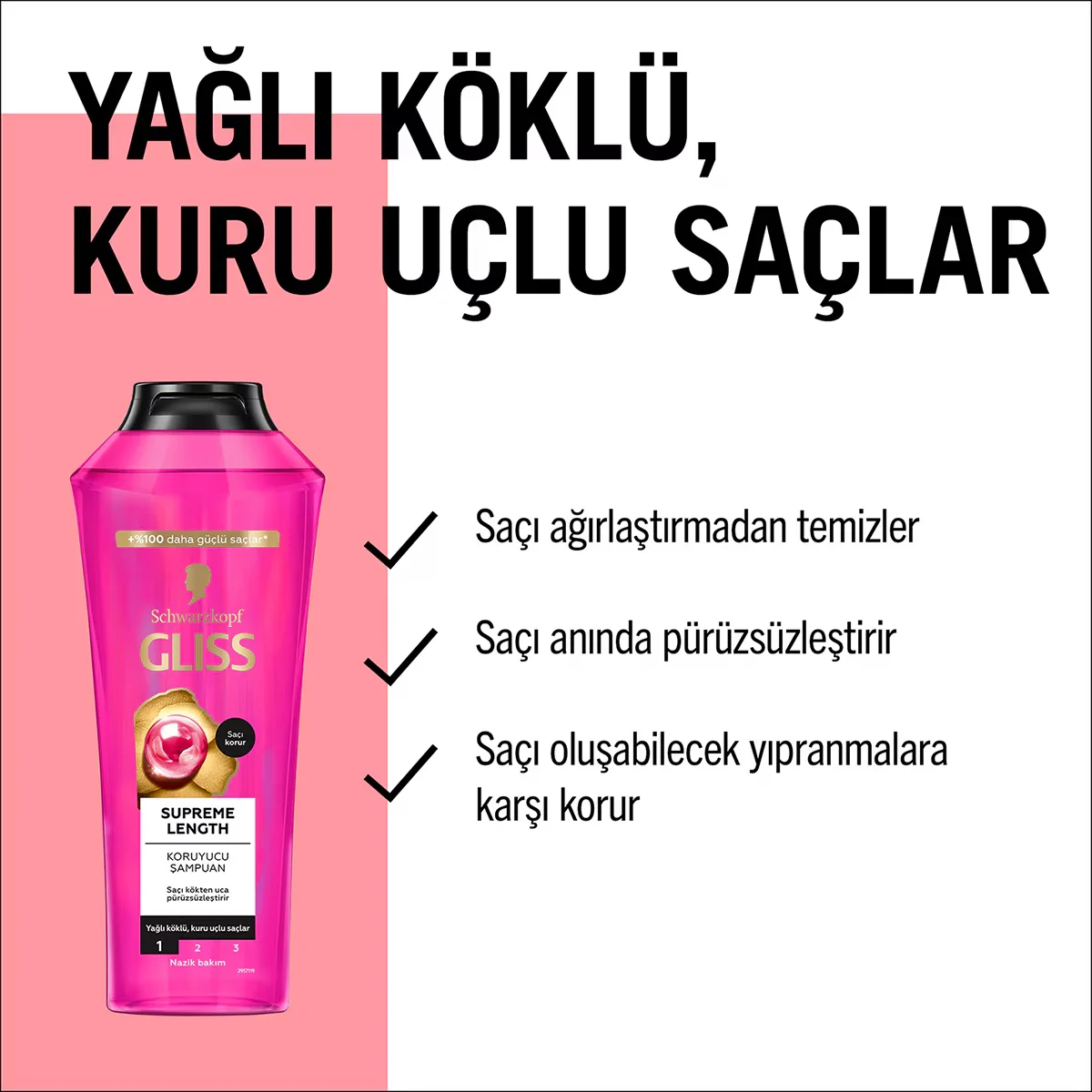 Gliss Supreme Length Shampoo 400ml
