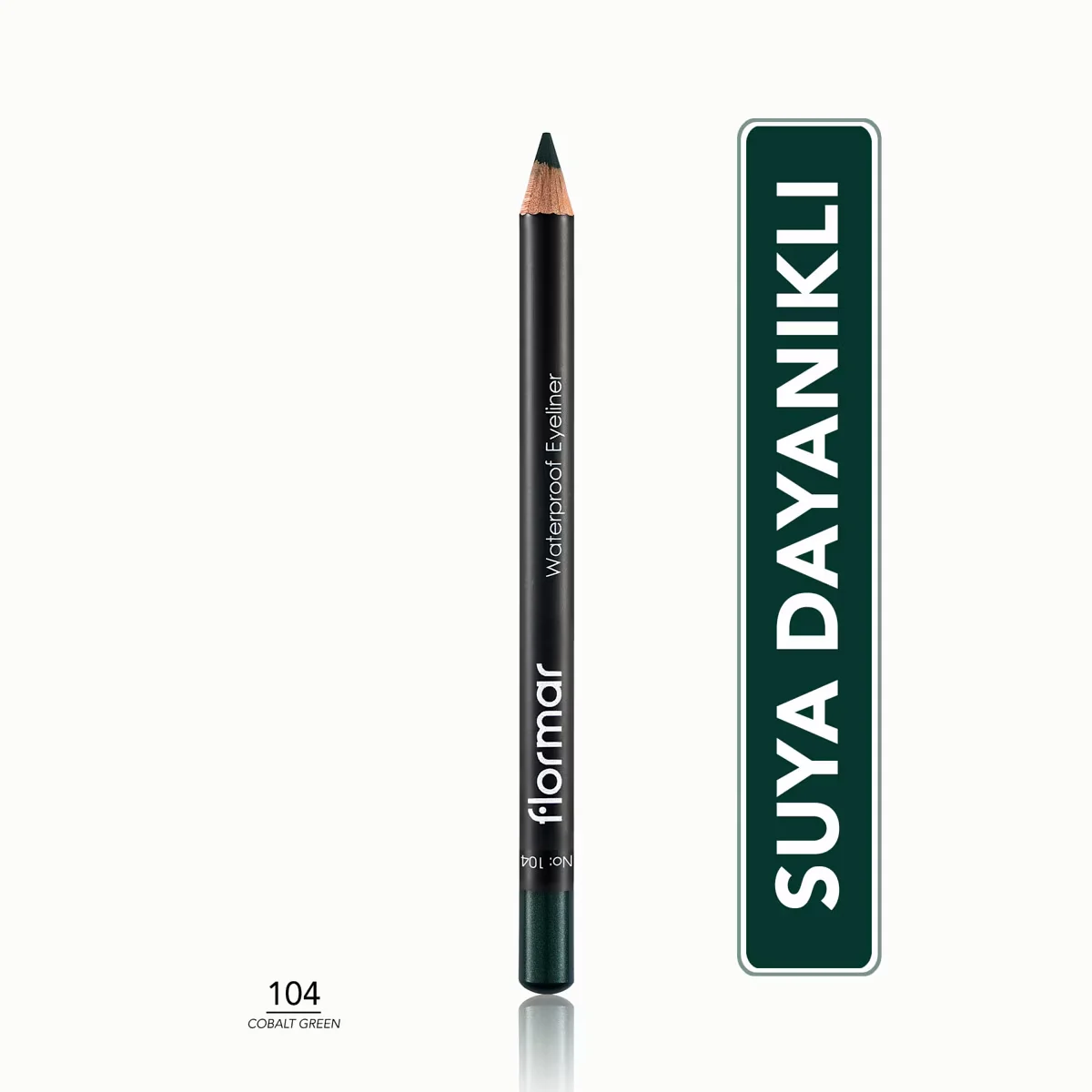 Flormar Waterproof Eyeliner 104 cobalt Green