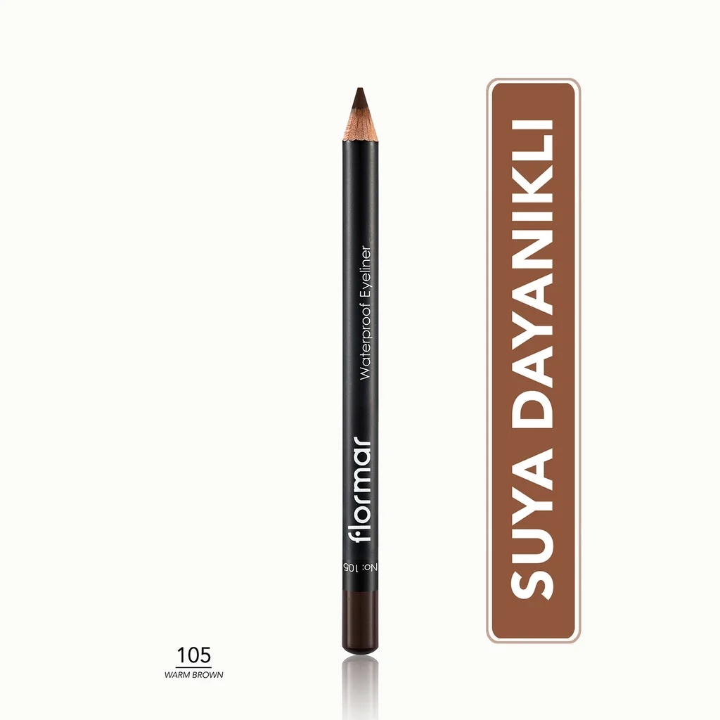 Flormar Waterproof Eyeliner 105 warm Brown