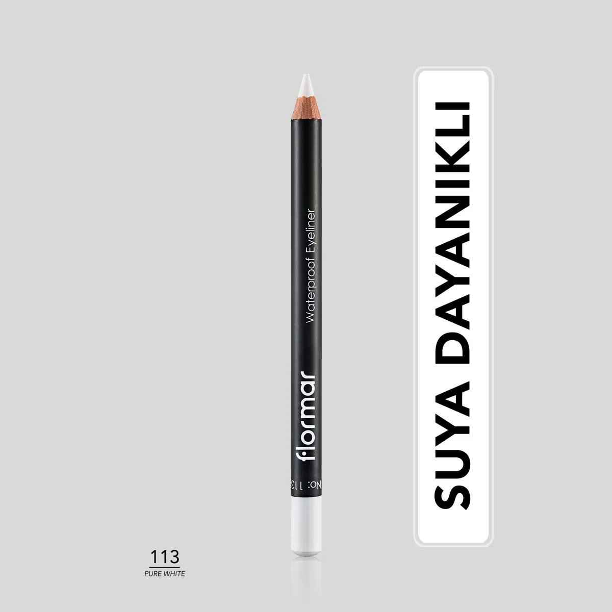 Flormar Waterproof Eyeliner 113 pure White