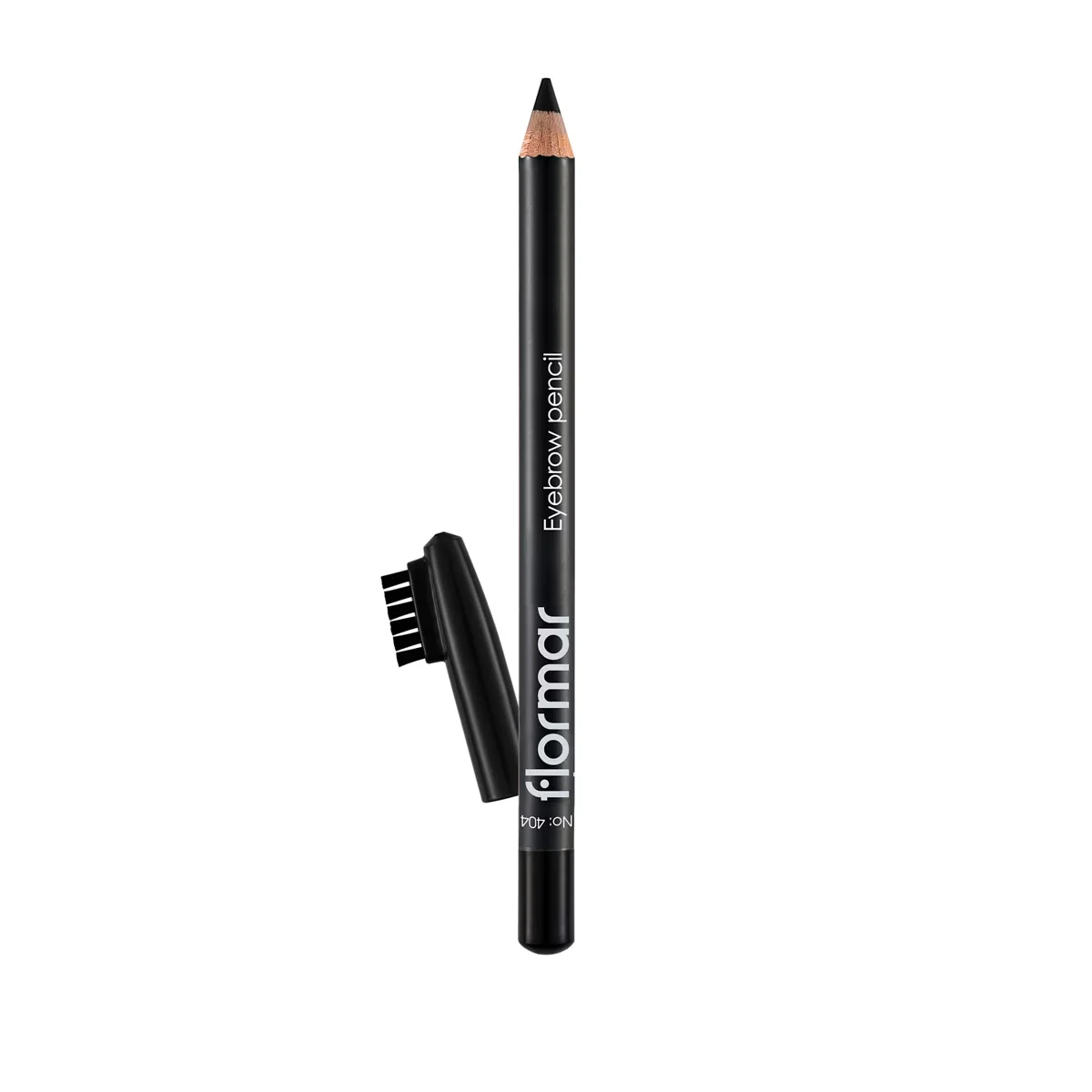 Flormar Soft Tip And Blending Brush Eyebrow Pencil 404 black