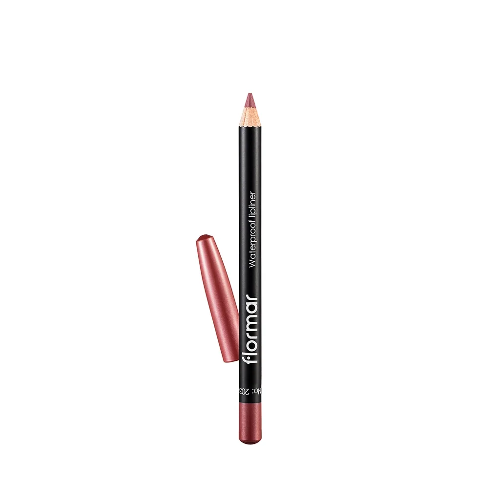 Flormar Waterproof And Intensely Pigmented Matte Lip Pencil 203 subdued Pink