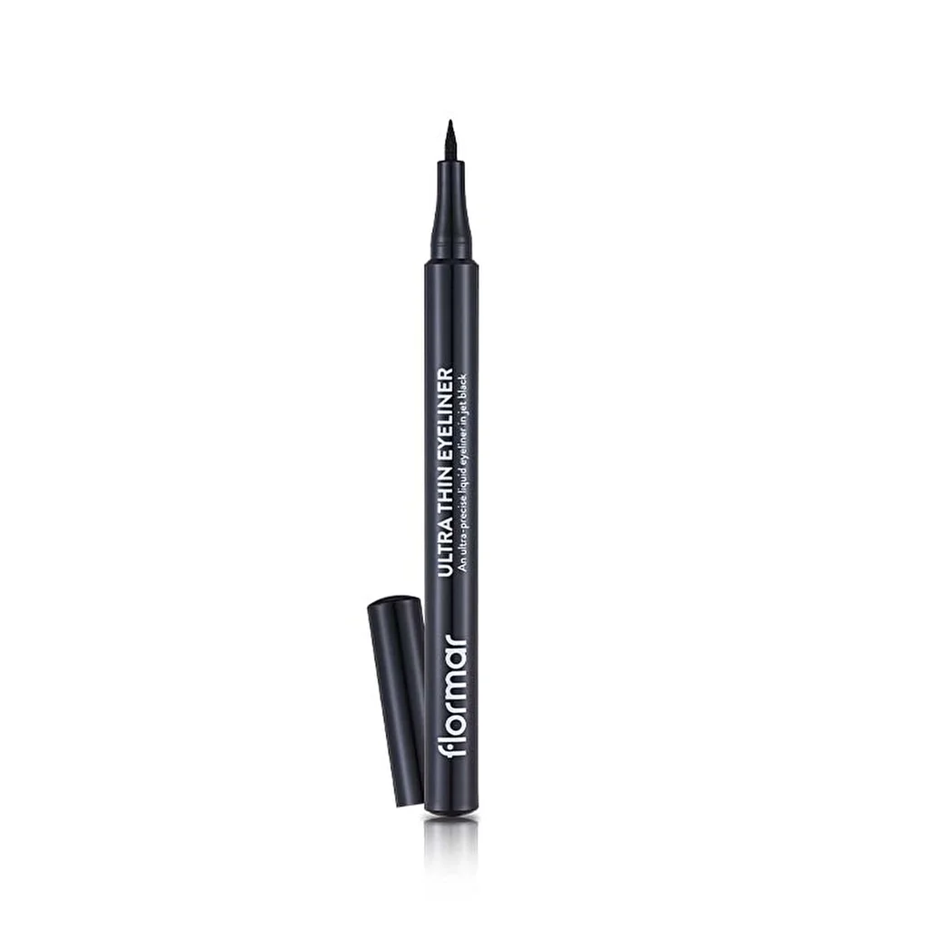 Flormar Ultra Thin Filzstift Matte Eyeliner 001 Schwarz - Langanhaltend