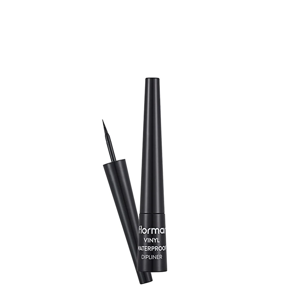 Flormar Vinyl Waterproof Intense Pigment And Shiny Finish Dipliner 001 black