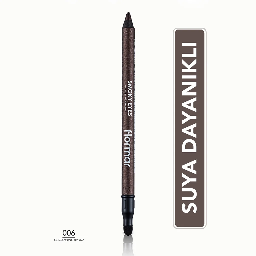 Flormar Smoky Eyes Waterproof Matte Eyeliner 006 outstanding Bronze