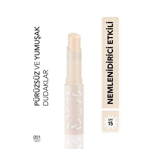 Flormar Lip Balm Fruit Scented And Coloring Lip Moisturizer Apple