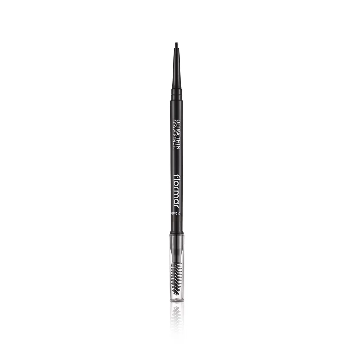 Flormar Ultra Thin Fine Tip And Bristle Brush Eyebrow Pencil 004 dark Brown
