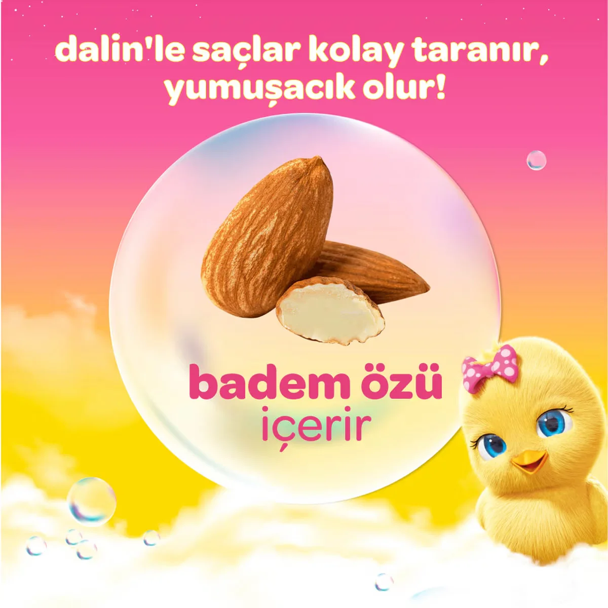 Dalin Mandelöl Babyshampoo für leichtes Kämmen, 200 ml