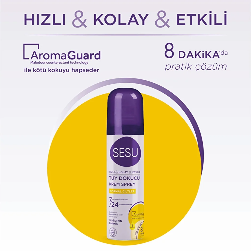 Sesu Haarentfernungspray für normale Haut - 150ml