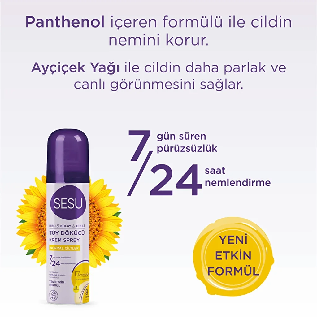 Sesu Haarentfernungspray für normale Haut - 150ml