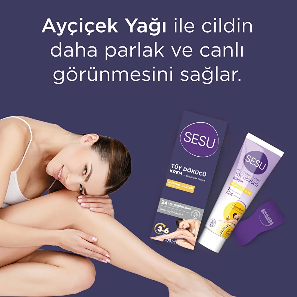 Sesu Hair Removal Cream Normal Skin 100 ml