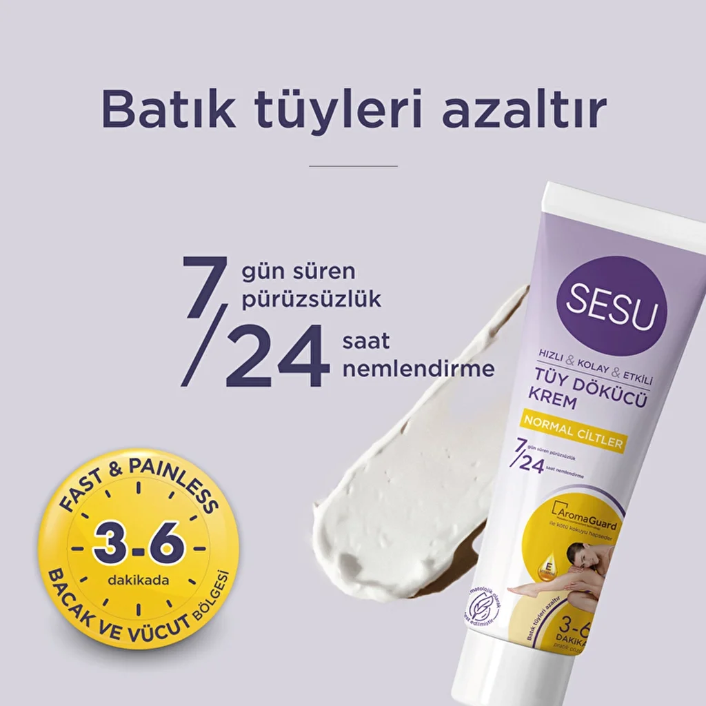 Sesu Hair Removal Cream Normal Skin 100 ml