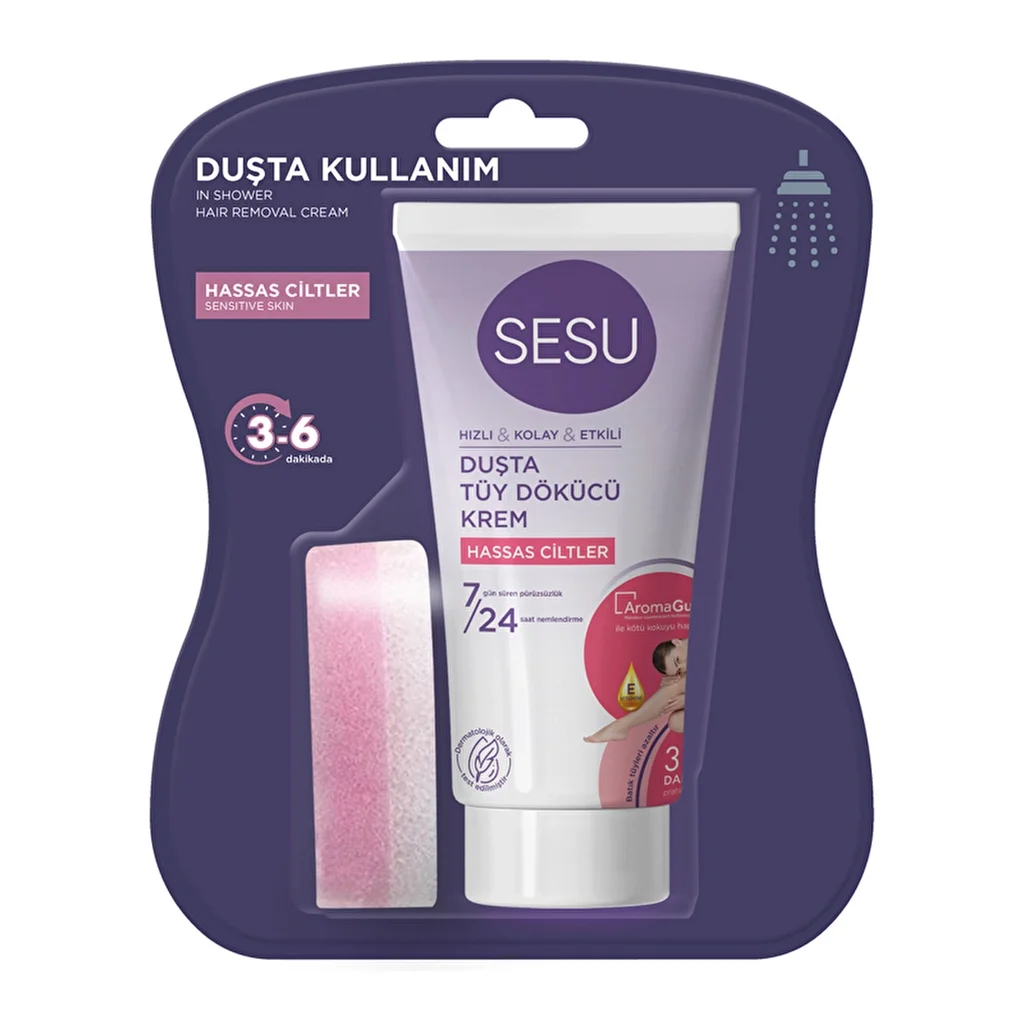 Sesu In-shower Hair Removal Cream Sensitive 150 ml