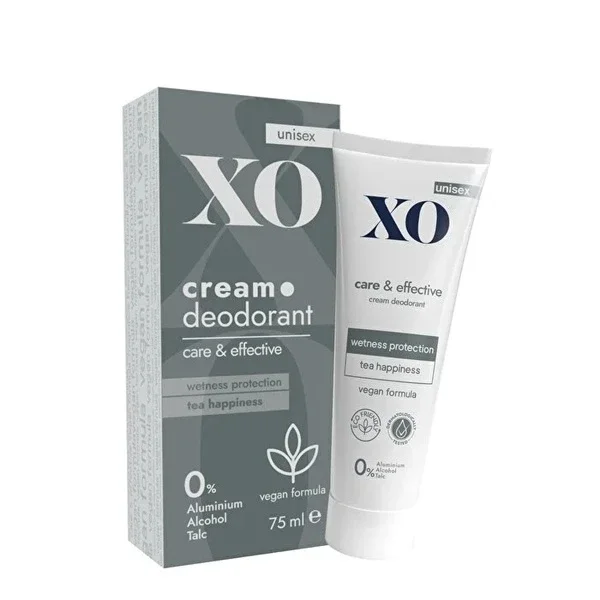 XO Cream Deodorant 75ml - Vegan, Unisex, Eco-Friendly Formula