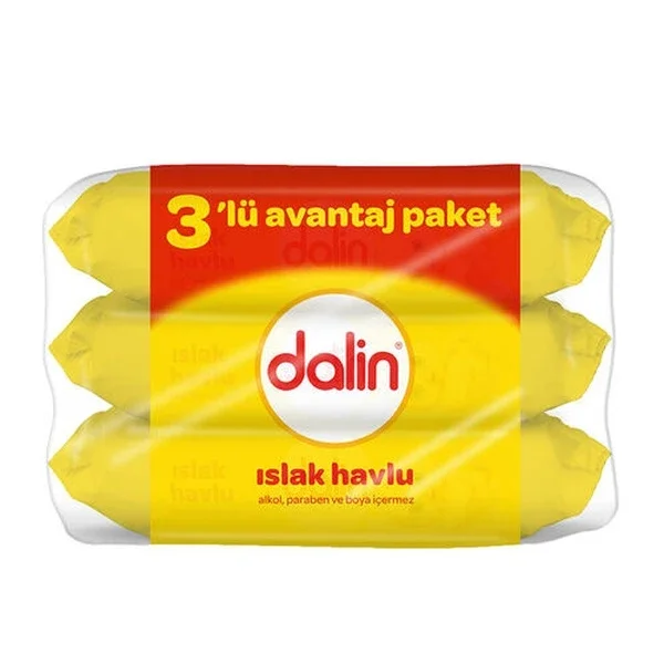 Влажные ватные полотенца Dalin 3 шт.