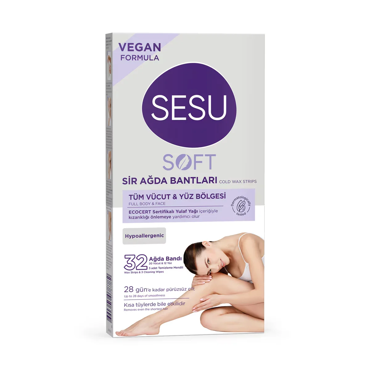 Sesu Soft Oatmeal Wax Strips 32 pcs