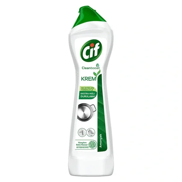 Cif New Generation Cream Ammonia Cleaner 500ml - Fast Rinse