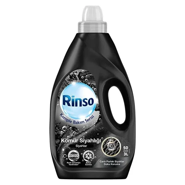 Rinso Liquid Detergent Complete Care Series Charcoal Blackness Blacks 3 lt