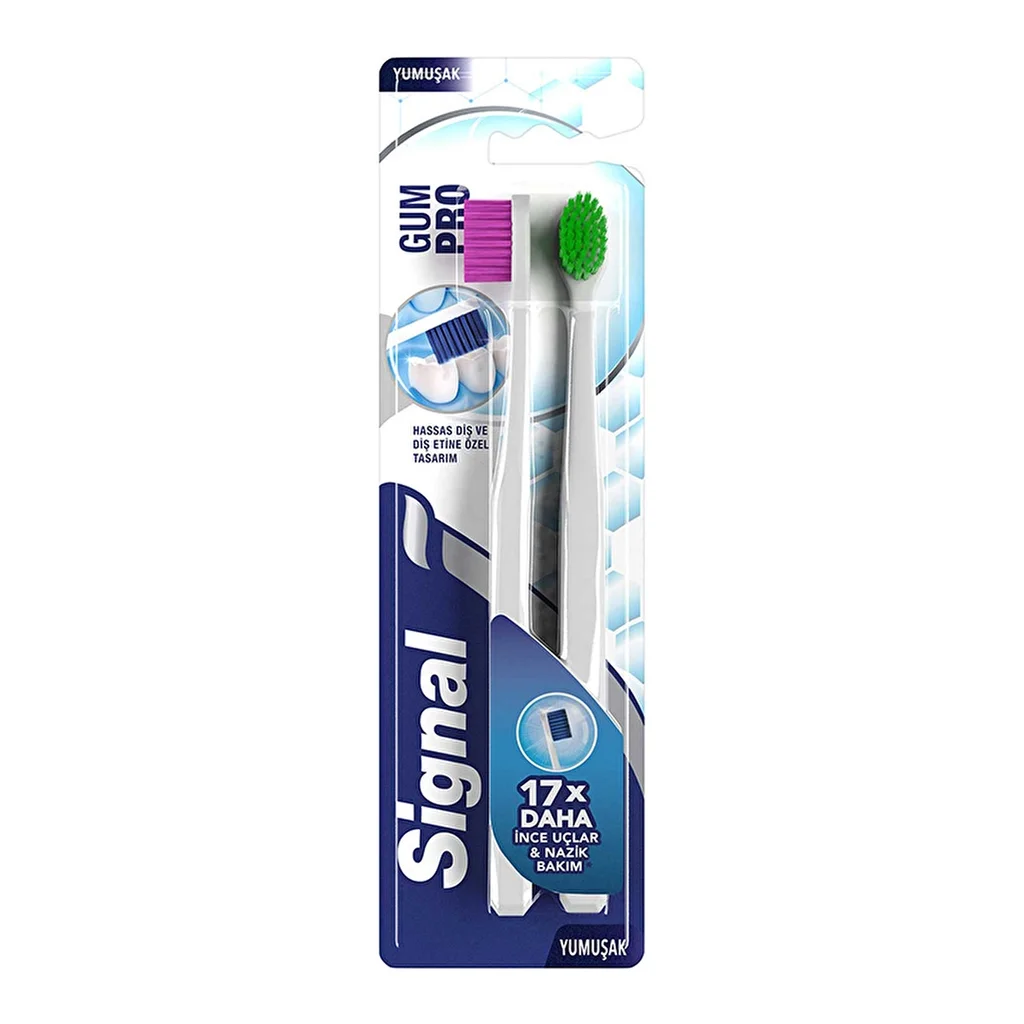 Signal Toothbrush Gum Pro Gentle Care Soft 1+1