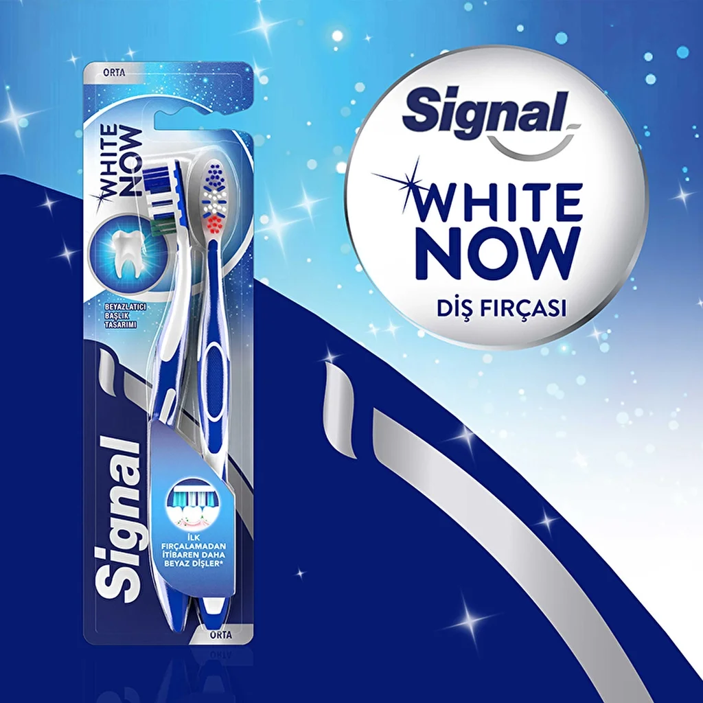 Signal White Now 1+1 Zahnbürste