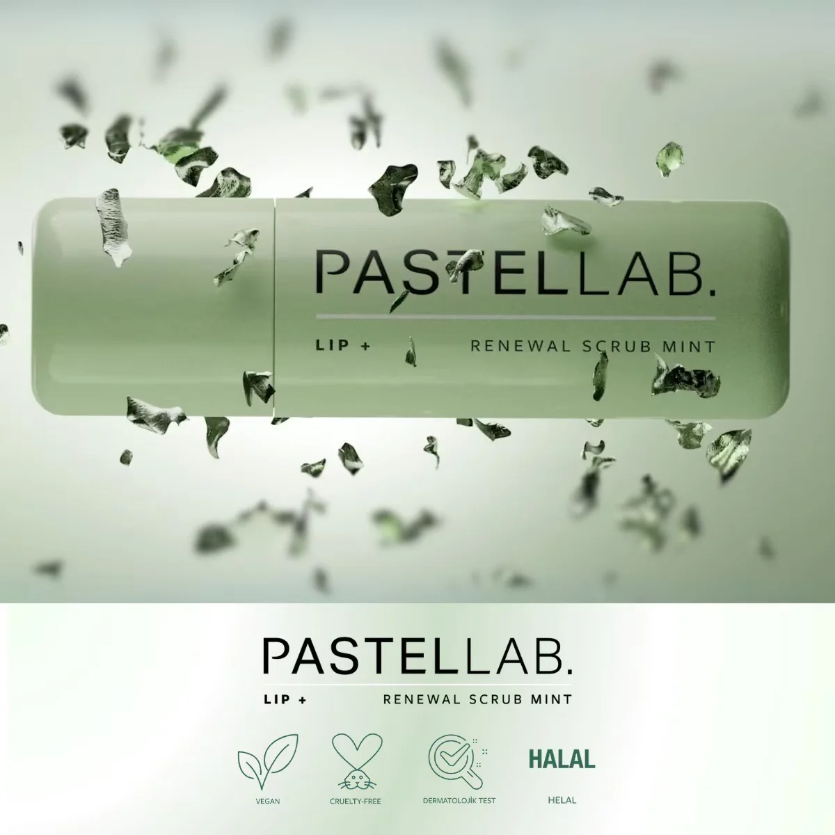 Pastellab Mint Lippenpeeling - Peelen, Hydratisieren &amp; Revitalisieren der Lippen