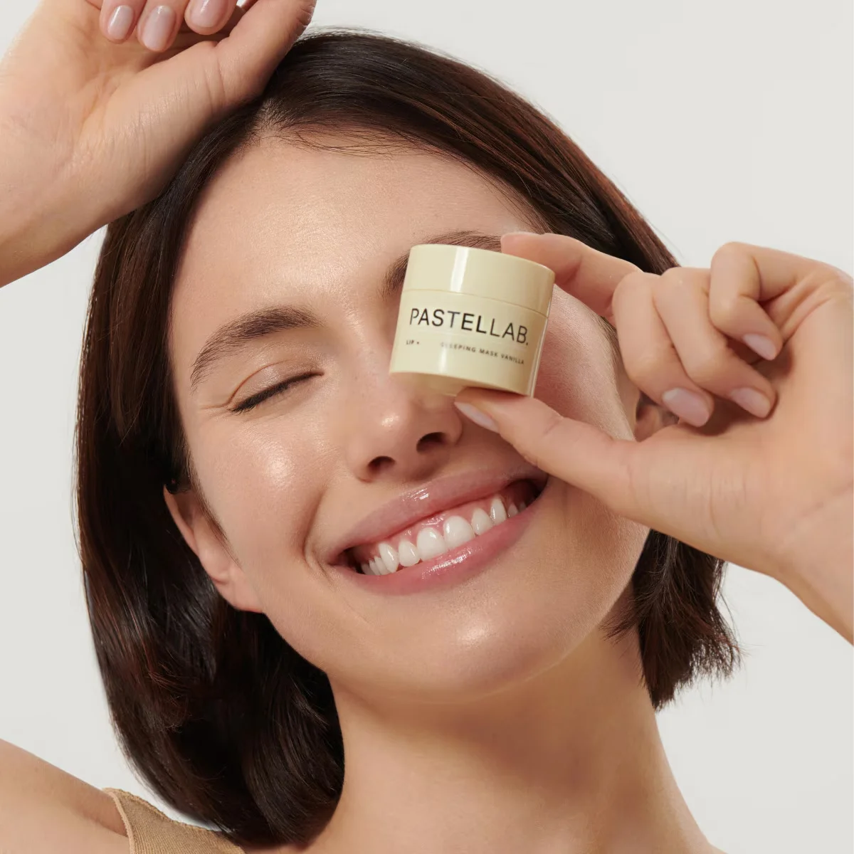 Nährendes Vanille Lippen Schlafmaske für Hydratation von Pastellab