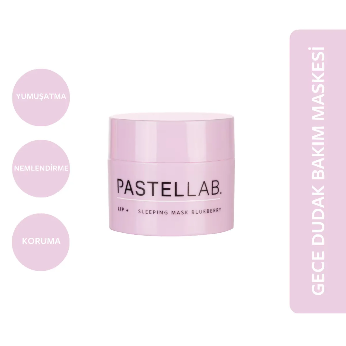 Pastellab. Lip Sleeping Mask Lip Care Mask Blueberry