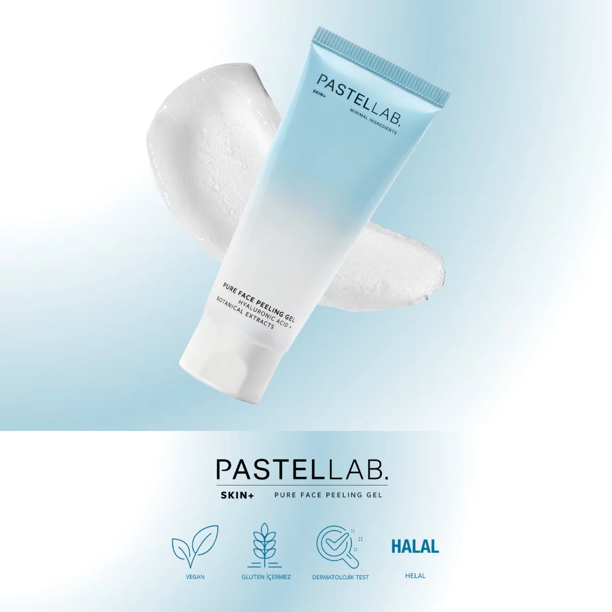 Pastellab Pure Gesichtspeeling Gel
