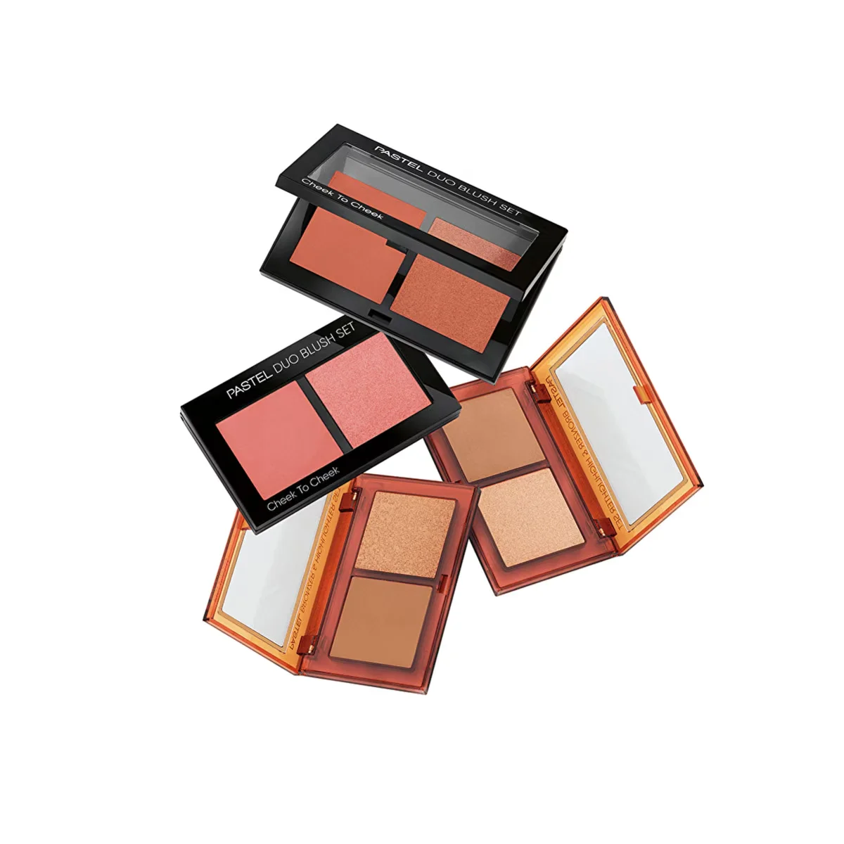 Pastel Profashion Duo Blush Set Cheek To Cheek 10 hot Pink