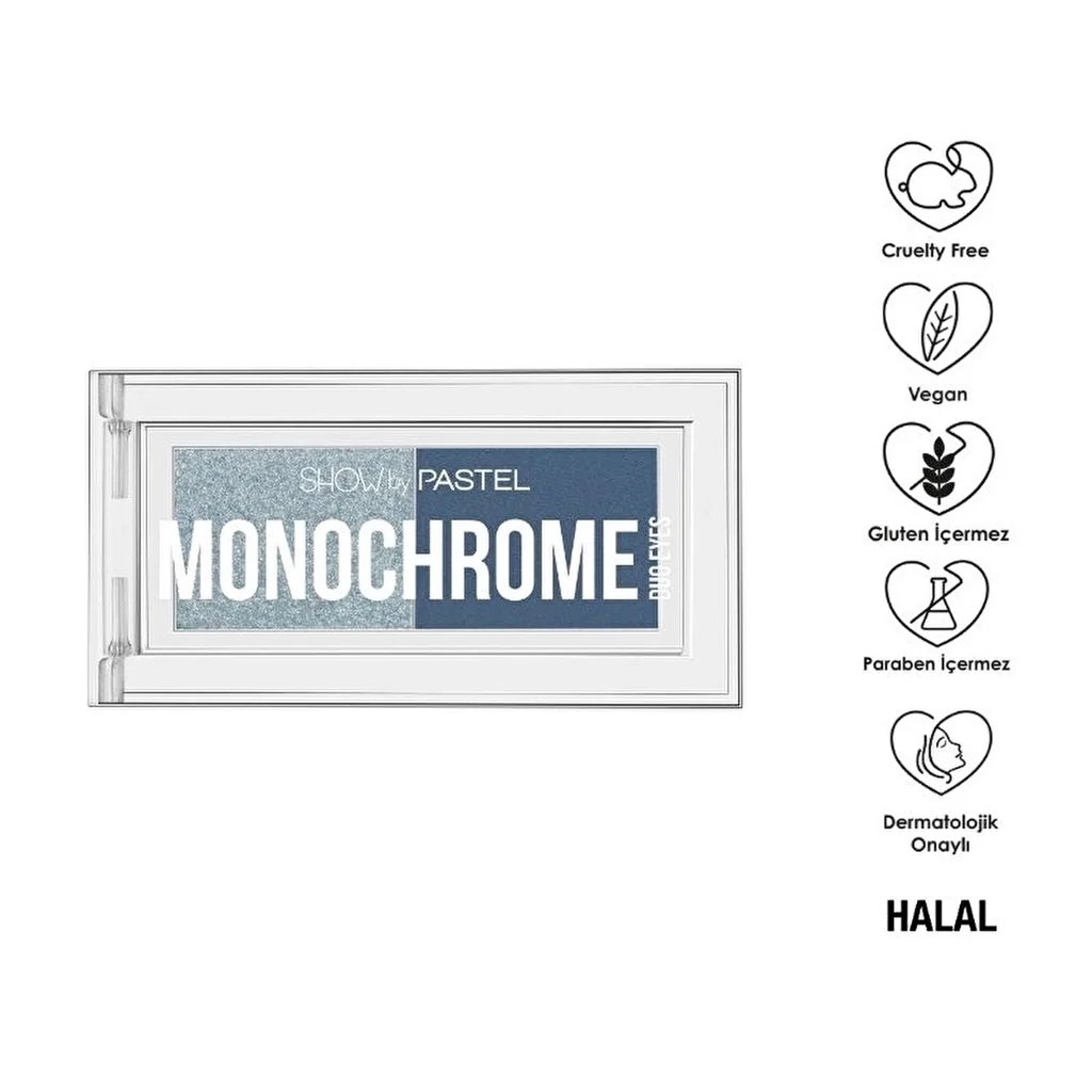 Show by Pastel Monochrome Duo Lidschattenpalette