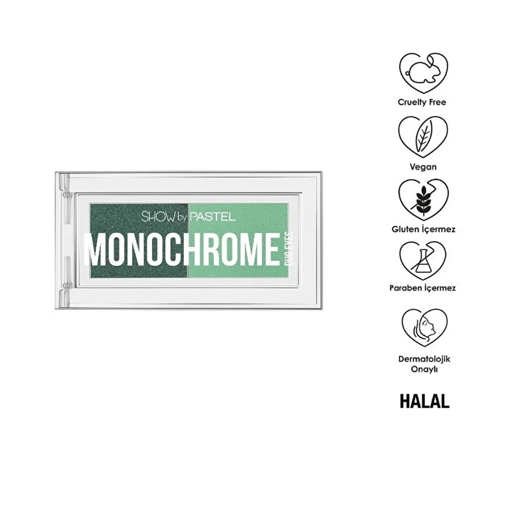 Show by Pastel Monochrome Duo Lidschattenpalette 31 Emerald Dust
