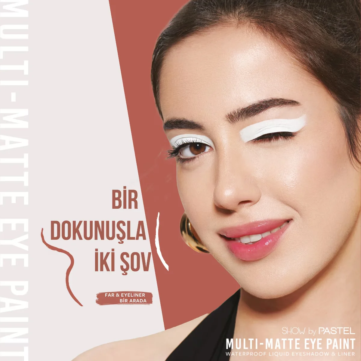 Show By Pastel Multi-matte Eye Paint Waterproof Eyeshadow &amp; Liner Waterproof Matte Liquid Eyeshadow And Eyeliner 84 mood