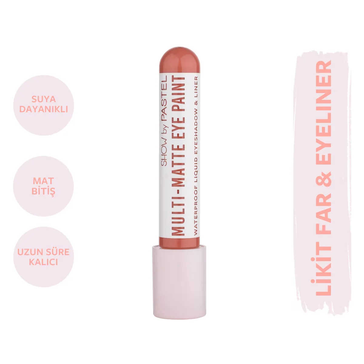 Show By Pastel Multi-matte Eye Paint Waterproof Eyeshadow &amp; Liner Waterproof Matte Liquid Eyeshadow And Eyeliner 84 mood