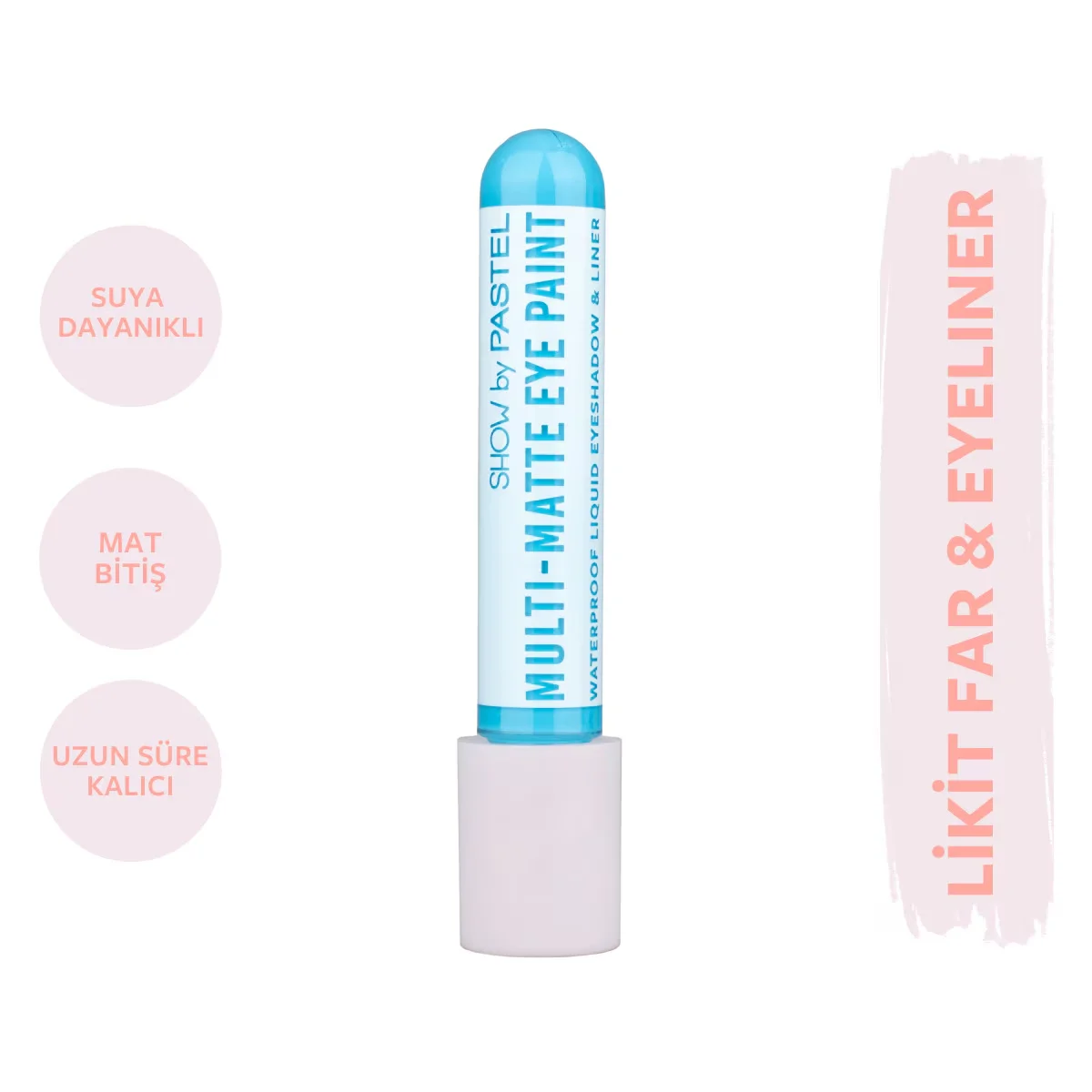 Show By Pastel Multi-matte Eye Paint Waterproof Eyeshadow &amp; Liner Waterproof Matte Liquid Eyeshadow And Eyeliner 87 nova