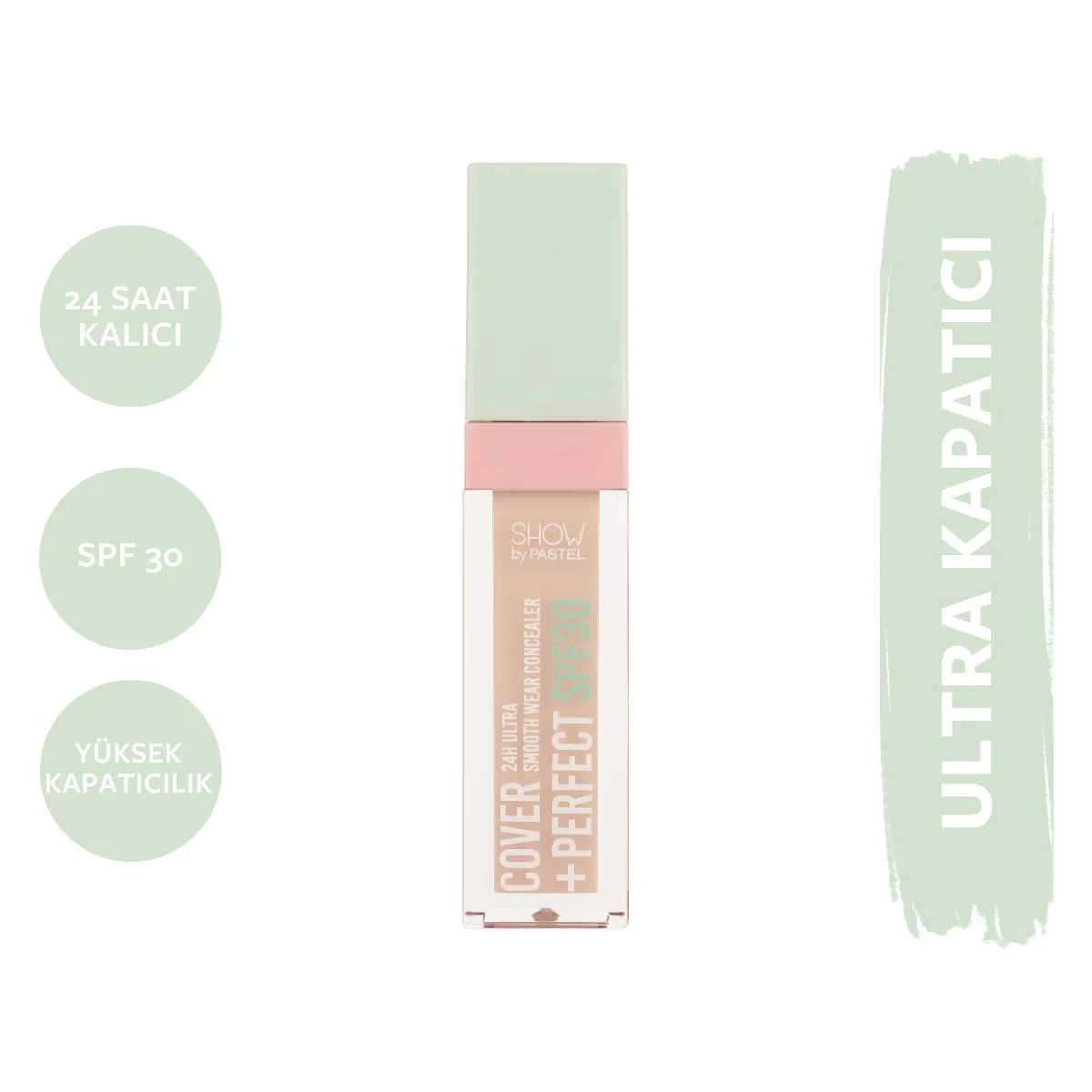 Show By Pastel Cover+perfect Concealer Spf30 ultra Concealer 301 fair