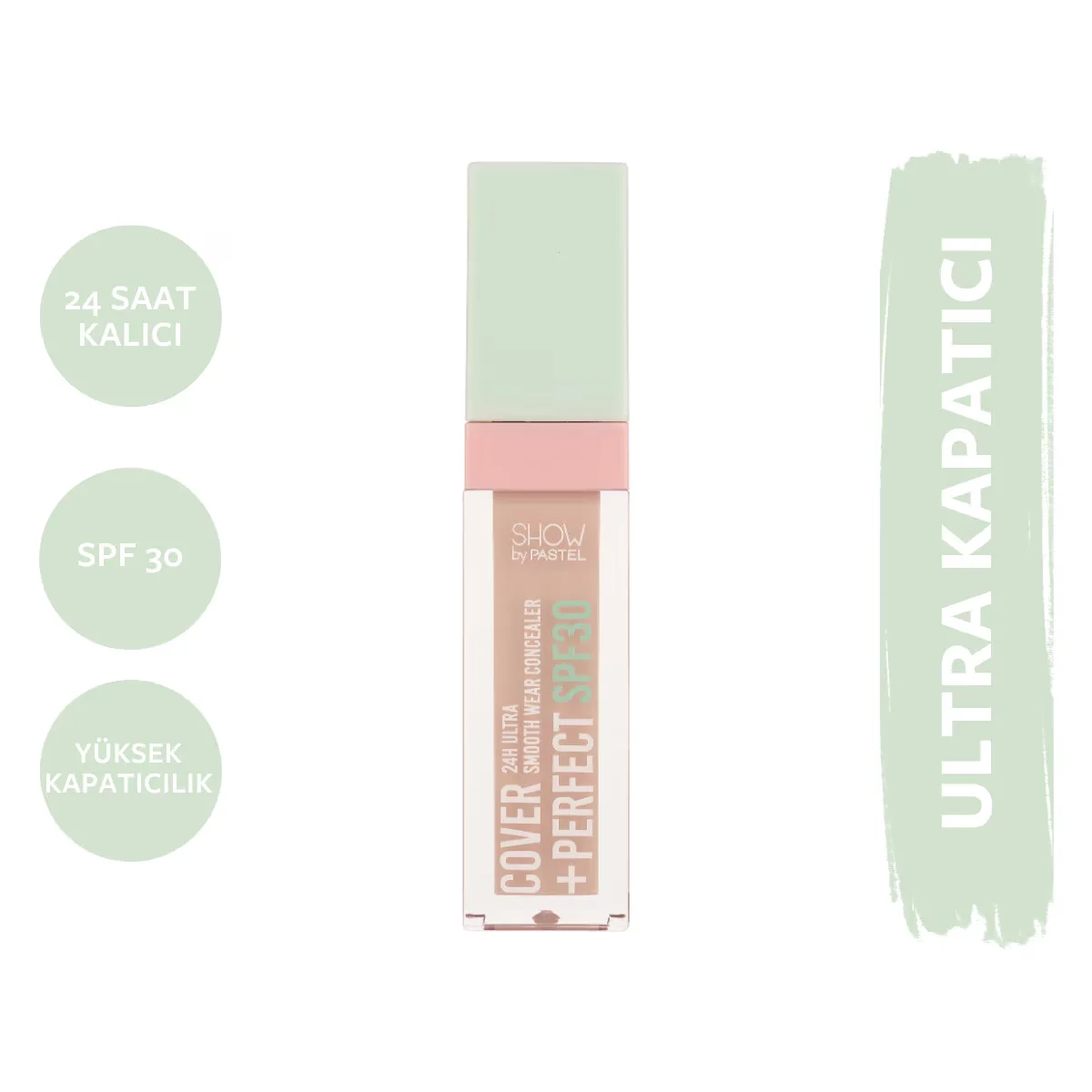 Show By Pastel Cover+perfect Concealer Spf30 ultra Concealer 304 nude Pink