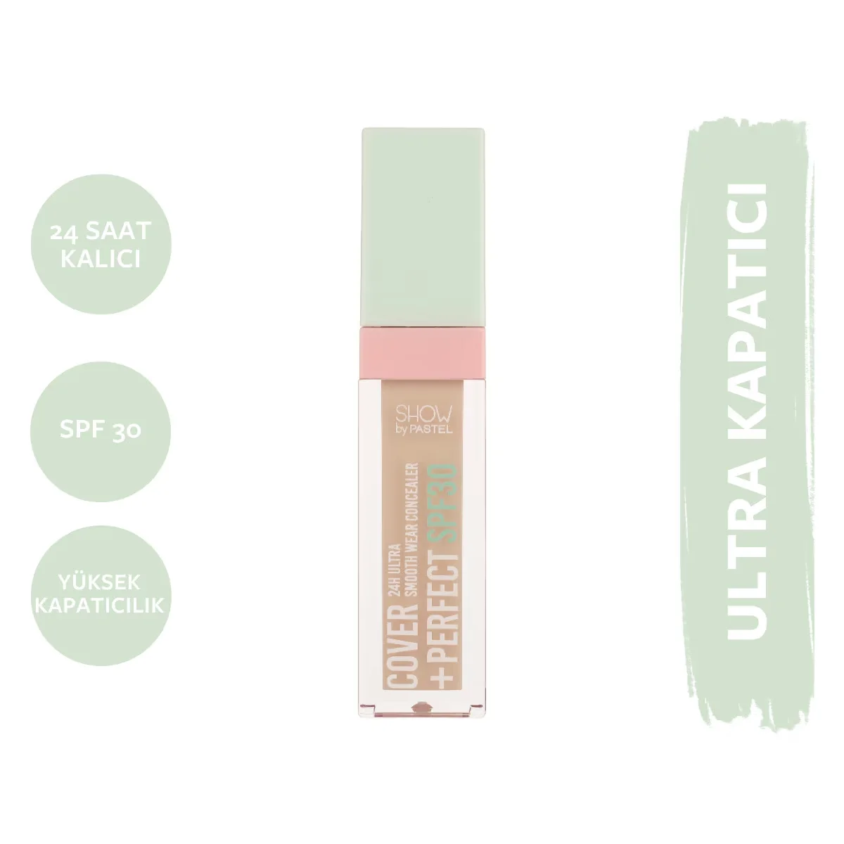 Show By Pastel Cover+perfect Concealer Spf30 ultra Concealer 305 sand